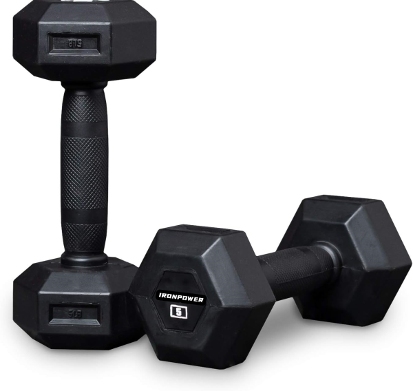 Full Rubber Coated Dumbbell