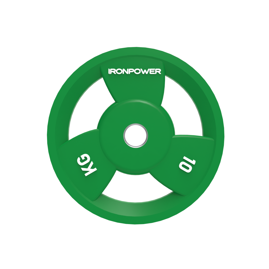 Colored Rubber Grip Weight Plate