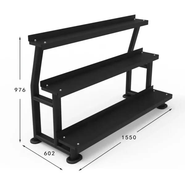 BS3018 3-Tier Kettlebell Rack - Image 2