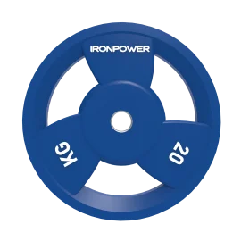WP110-2 Colored Tri Grip RPU Weight Plate