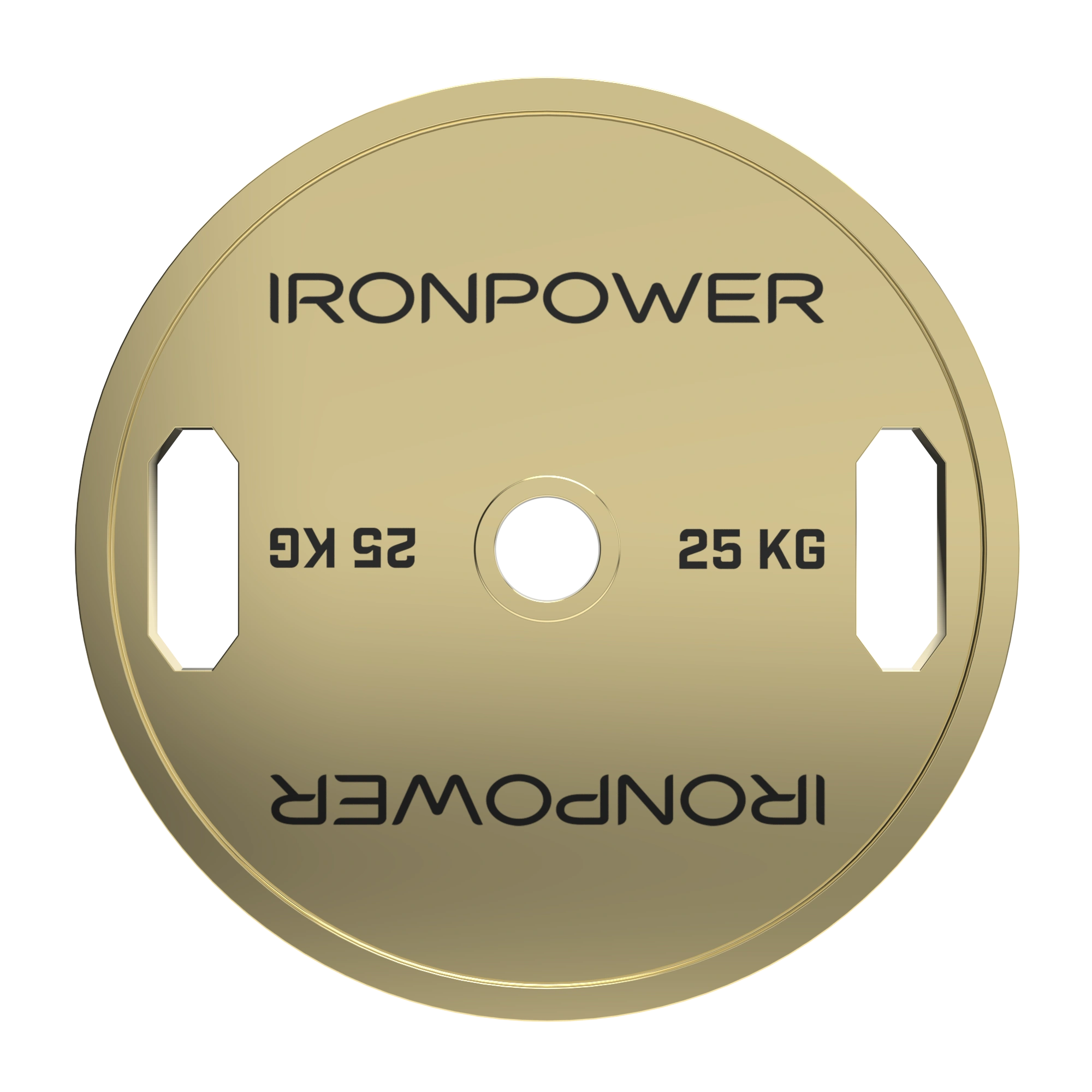 SP003-1 Grip Gold Steel Weight Plate
