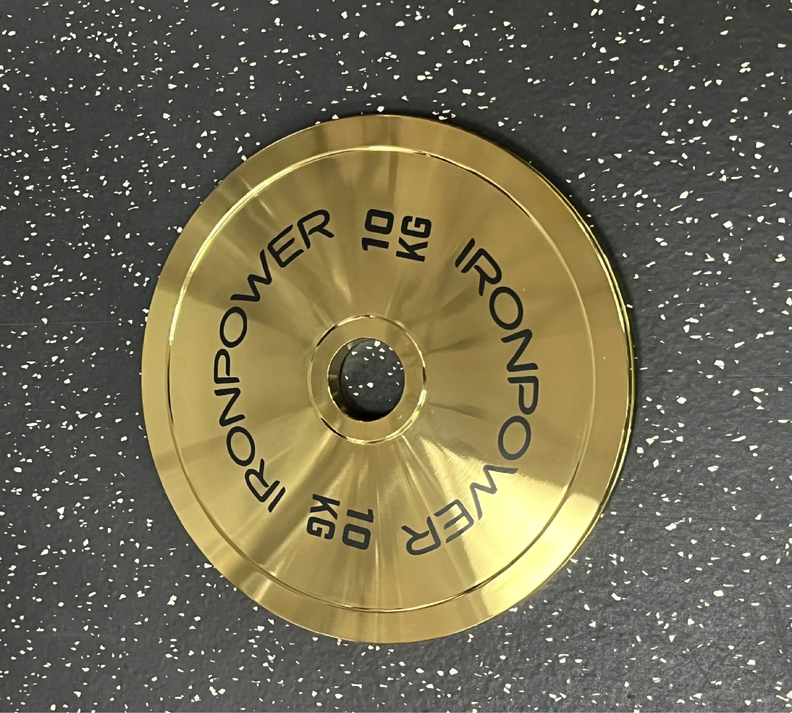SP001 Gold Steel Weight Plate