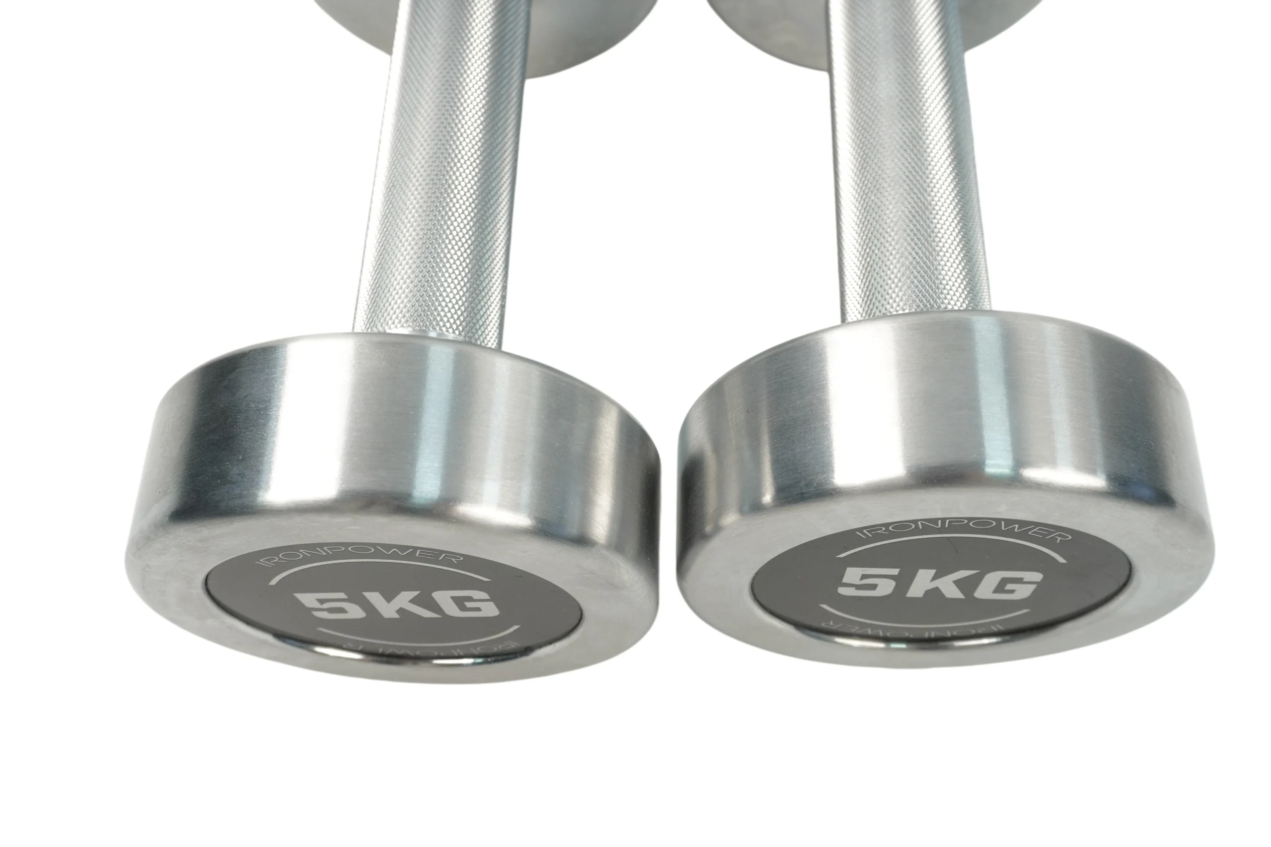 DB005B Chrome Round Dumbbell - Image 4