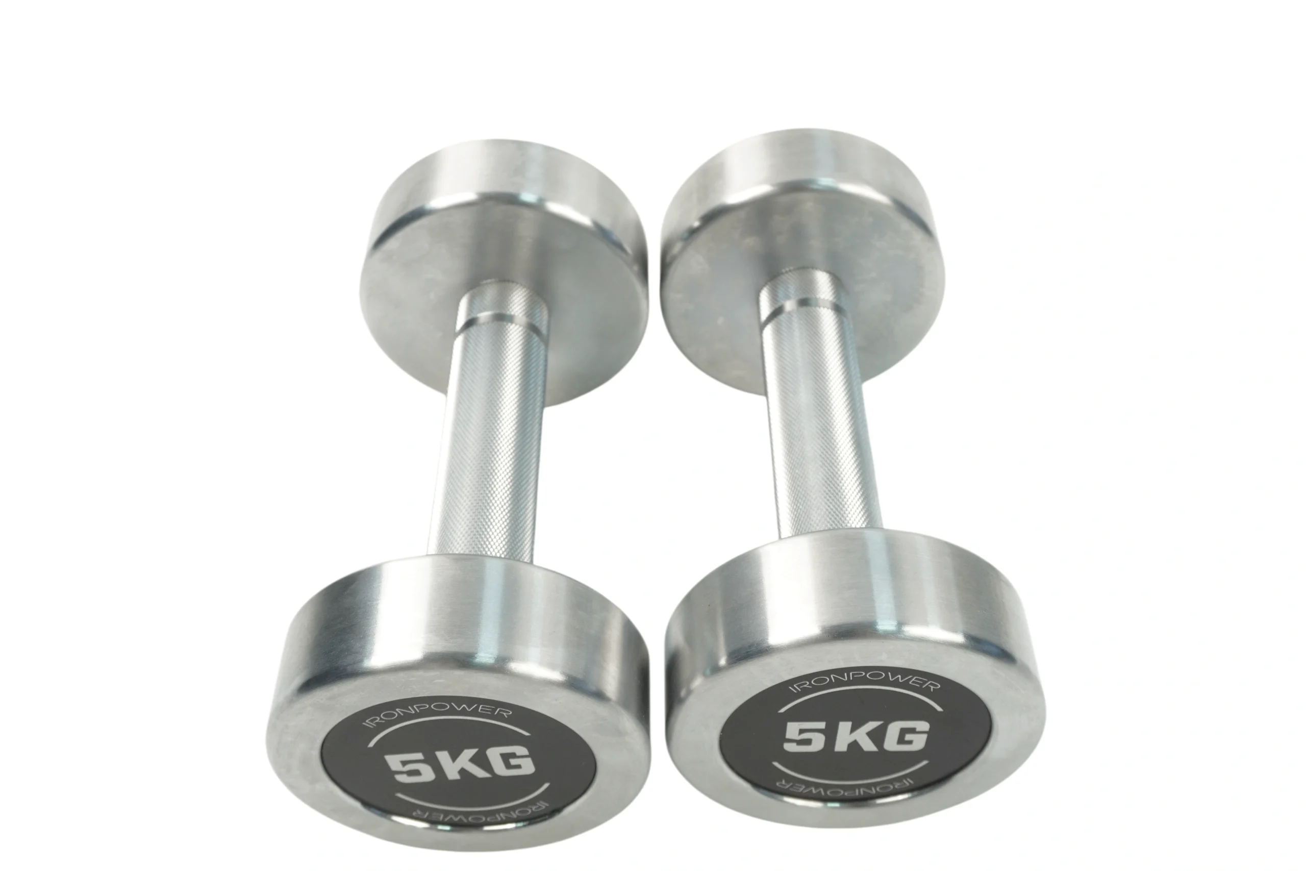 DB005B Chrome Round Dumbbell - Image 3