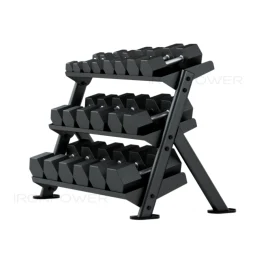 BS3020 3-Tier Shelf Dumbbell & Kettlebell Rack